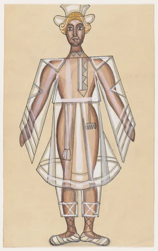Costume design for the ballet Les Noces (The Wedding) by Sergei Soudeikine, drawing, 1929