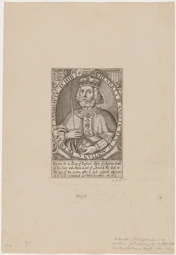 Henry III of England by Renold Elstrack, print, 1571-1625