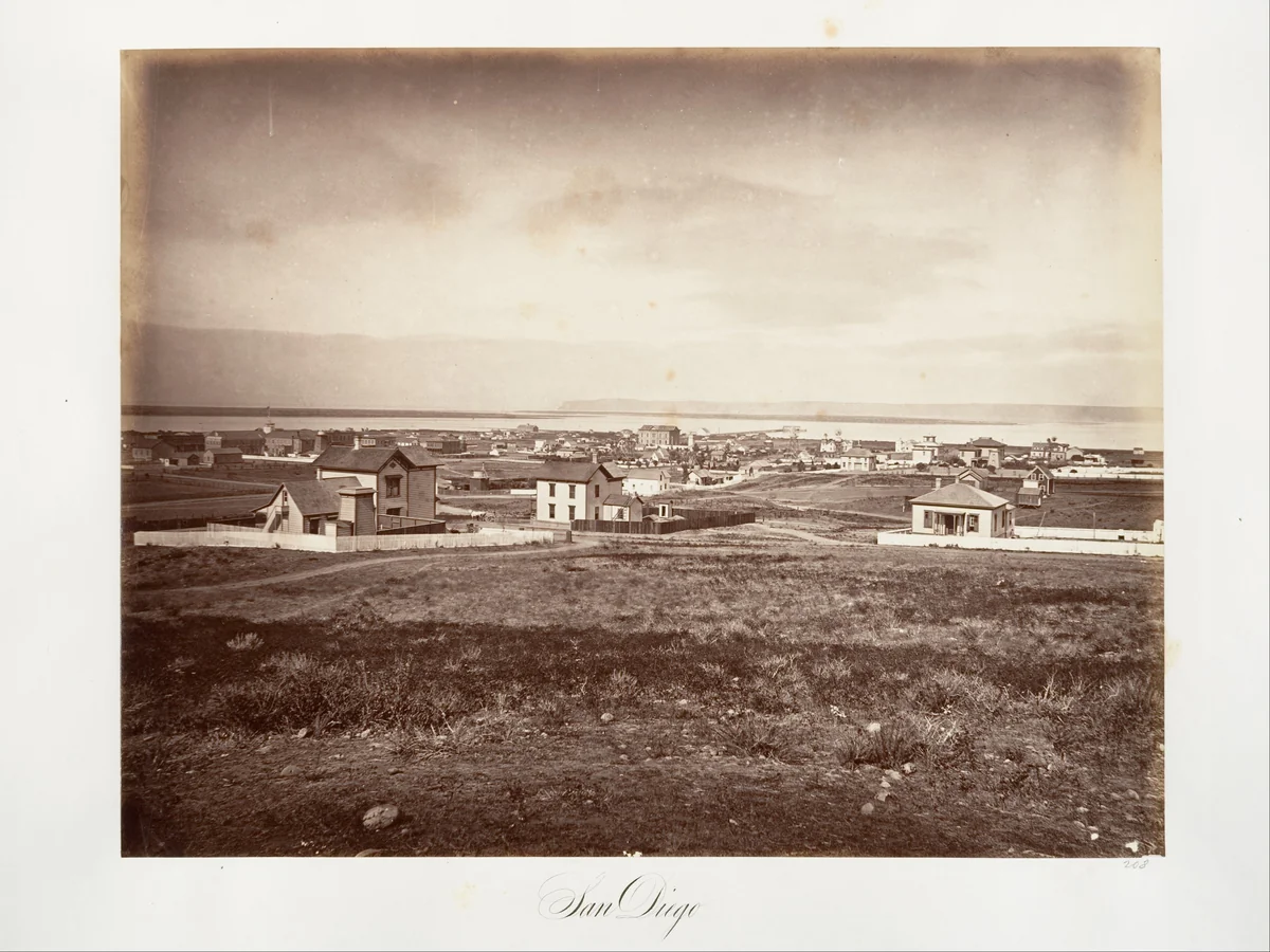 San Diego by Carleton E. Watkins, photograph, 1876