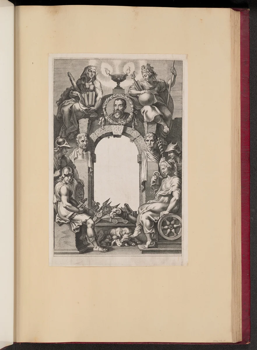 Title Page for Justus Lipsius, Opera Omnia, I by Cornelis Galle
Peter Paul Rubens, print, 1637
