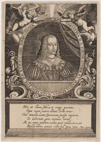 Christina, Queen of Sweden by Unknown 19th Century, print, 1800-1899