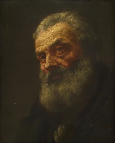 Portrait of an Old Man by Alphonse Legros, painting, 1837-1911
