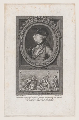 General Wolff by Jacques Barbié, print, 1781