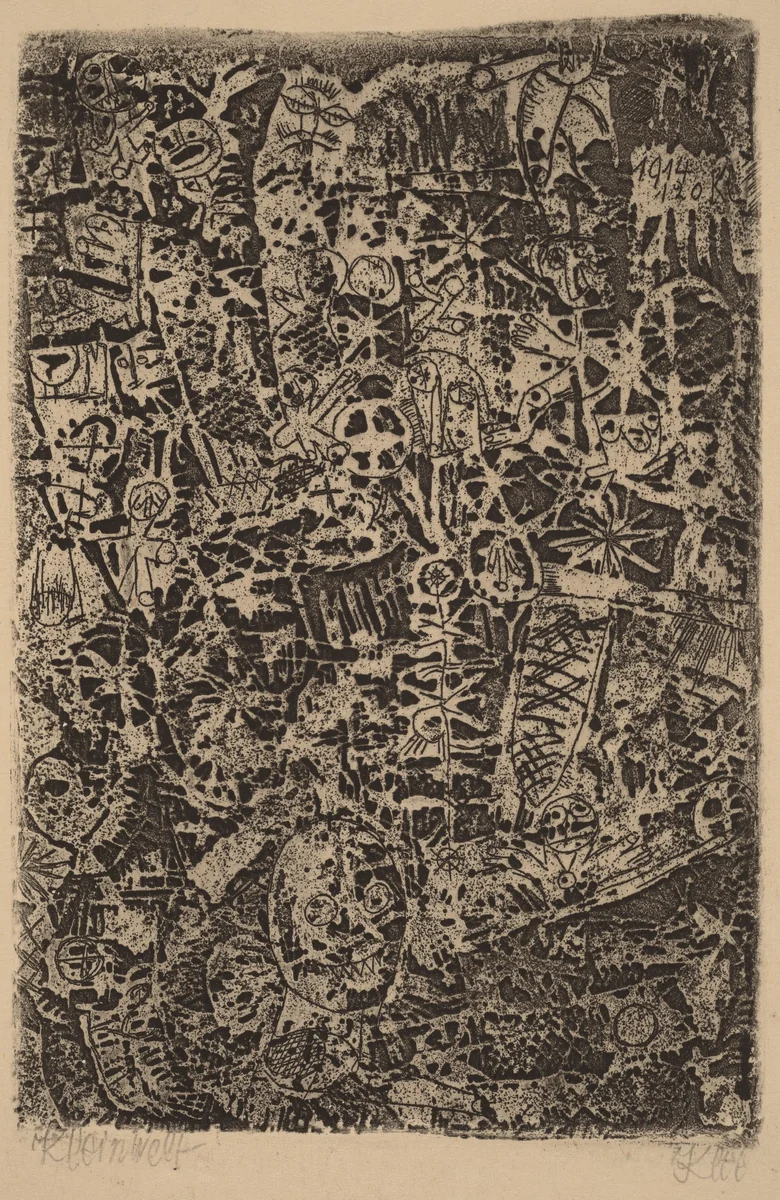 Small World by Paul Klee, print, 1914