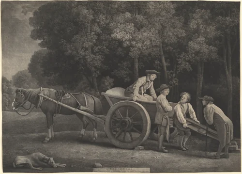 Labourers by George Stubbs, print, 1789