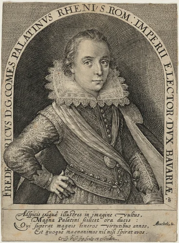 Frederick V, Elector Palatine, Later King of Bohemia by Crispijn van de Passe I, print, 1565-1637