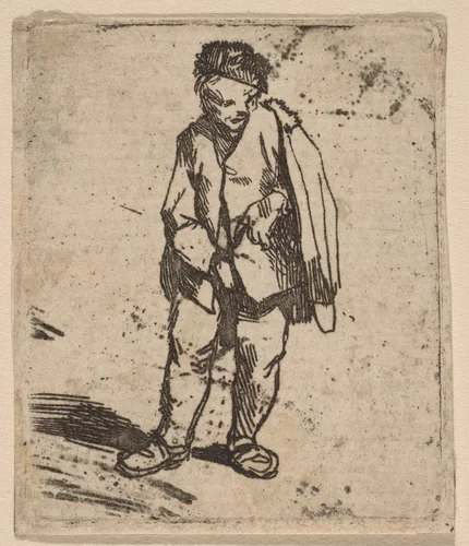 Man in a Short Cloak by Cornelis Bega, print, 1631-1664