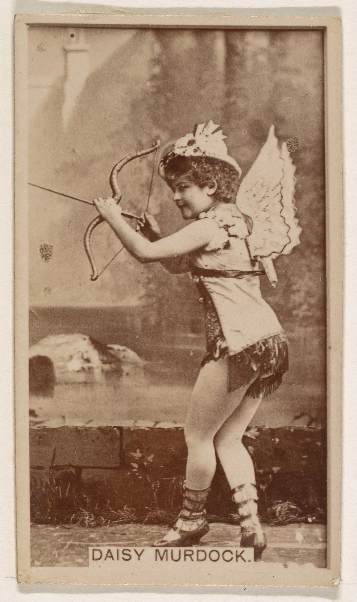 Daisy Murdoch, from the Actresses series (N245) issued by Kinney Brothers to promote Sweet Caporal Cigarettes by Kinney Brothers Tobacco Company, photograph, 1890