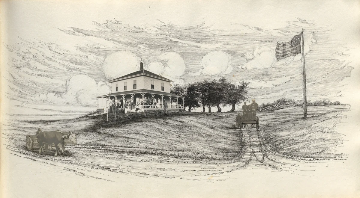 Untitled (page from album titled "July 1913") by Charles Norman Sladen, photograph, 1913