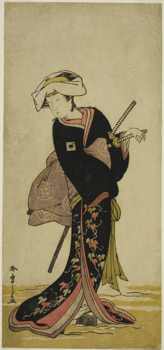 The Actor Ichikawa Danzo IV as Tonase in the Play Kanadehon Chushingura, Performed at the Morita Theater in the Third Month, 1781 by Katsukawa Shunsho (勝川 春章), print, 1776-1786