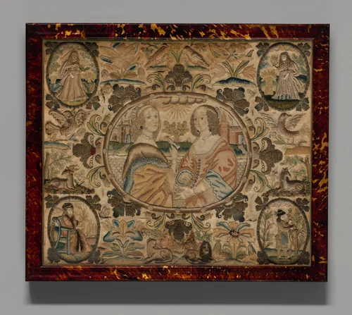 Needlework (Depicting the Four Seasons) by England, textile, 1655-1665