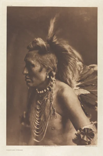 Portfolio VI, Plate 194: Gambler--Piegan by Edward Curtis, other, 1900