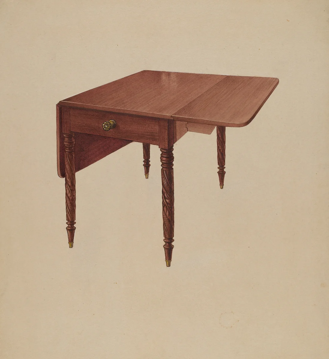 Dining Room Table by Howard Weld, index of american design, 1936