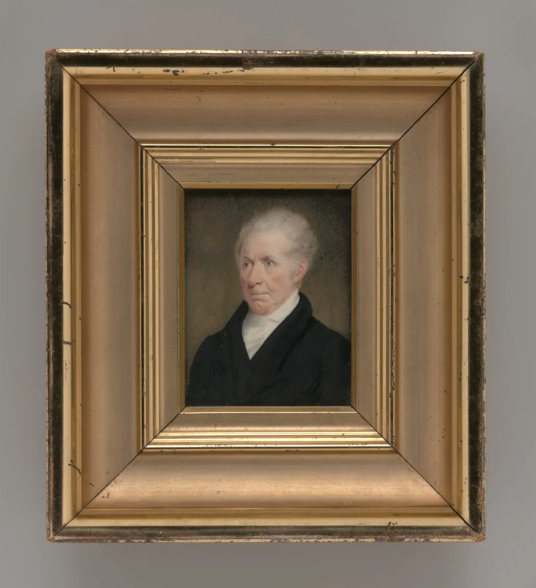 Gilbert Stuart by Sarah Goodridge, artwork, 1822-1825