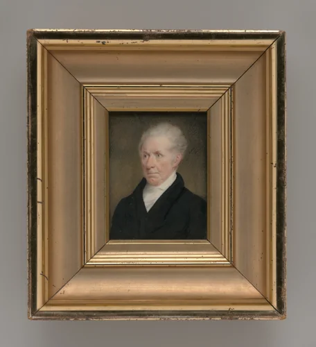 Gilbert Stuart by Sarah Goodridge, artwork, 1822-1825