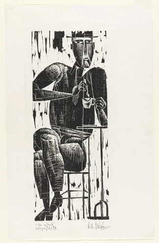 Un Cafecito by Amèrico Balán, print, 1900