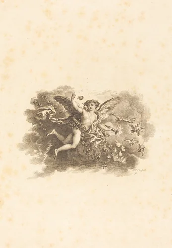 Fleuron for the Title Pages by Pierre Philippe Choffard, print, 1795
