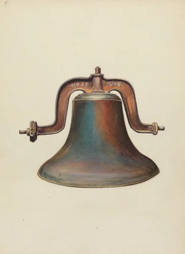 Church Bell by American 20th Century, index of american design, 1935-1942