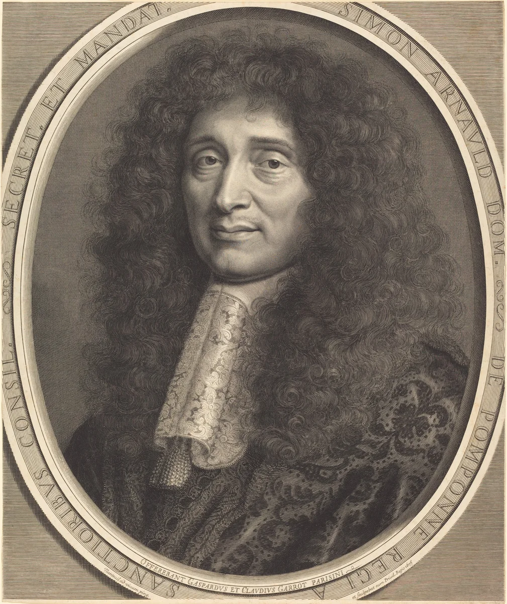 Simon Arnauld, Le Marquis de Pomponne by Robert Nanteuil, print, 1675