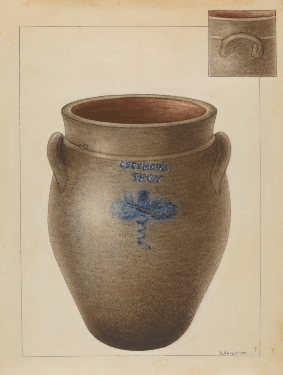Crock by Nicholas Amantea, index of american design, 1936
