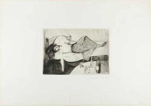 The Day After by Edvard Munch, print, 1894