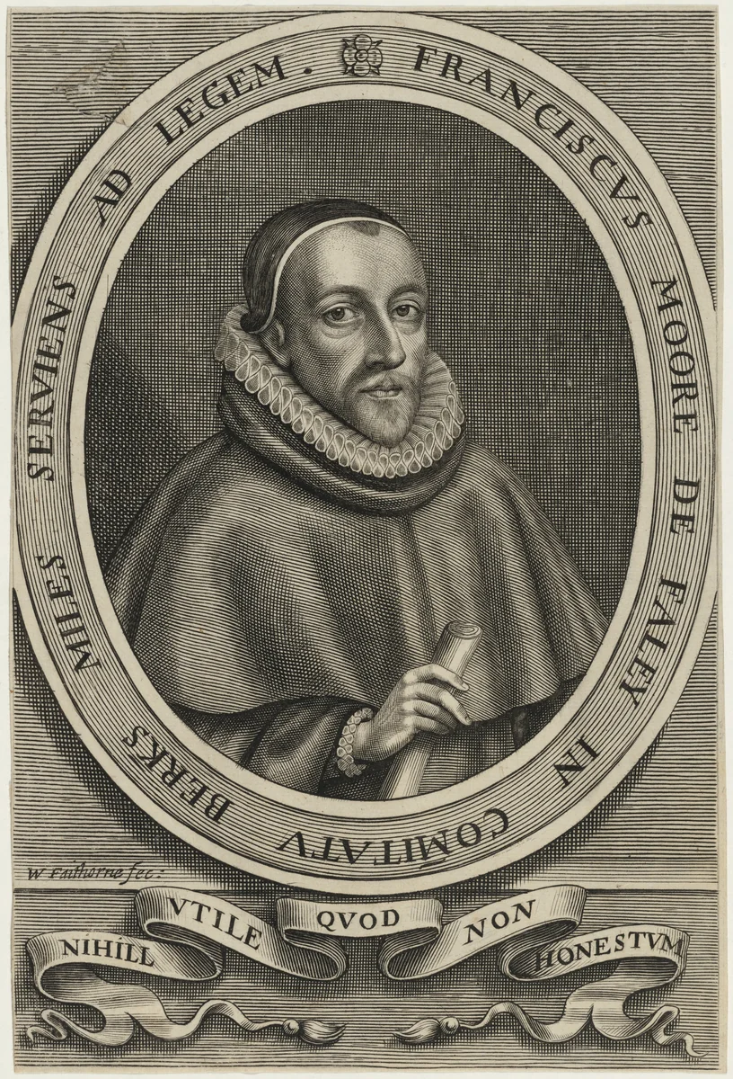 Sir Francis Moore, M.P. by William Faithorne, print, 1663