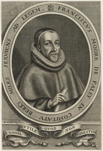 Sir Francis Moore, M.P. by William Faithorne, print, 1663