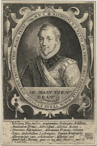 Maurice of Nassau, Prince of Orange by Crispijn van de Passe I, print, 1600