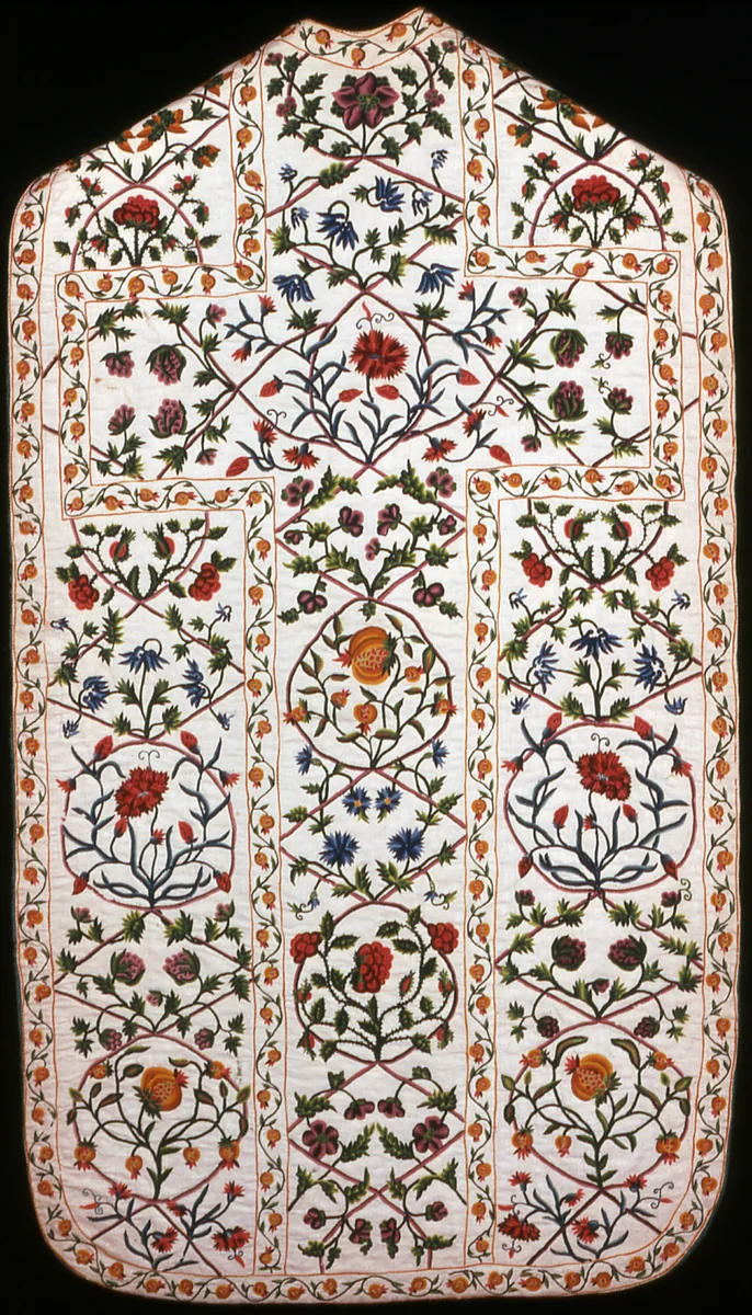 Chasuble by France, textile, 1745-1755