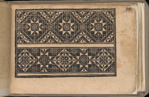 Schön newes Modelbuch (Page 14r) by Sigismundus Latomus, book, 1608