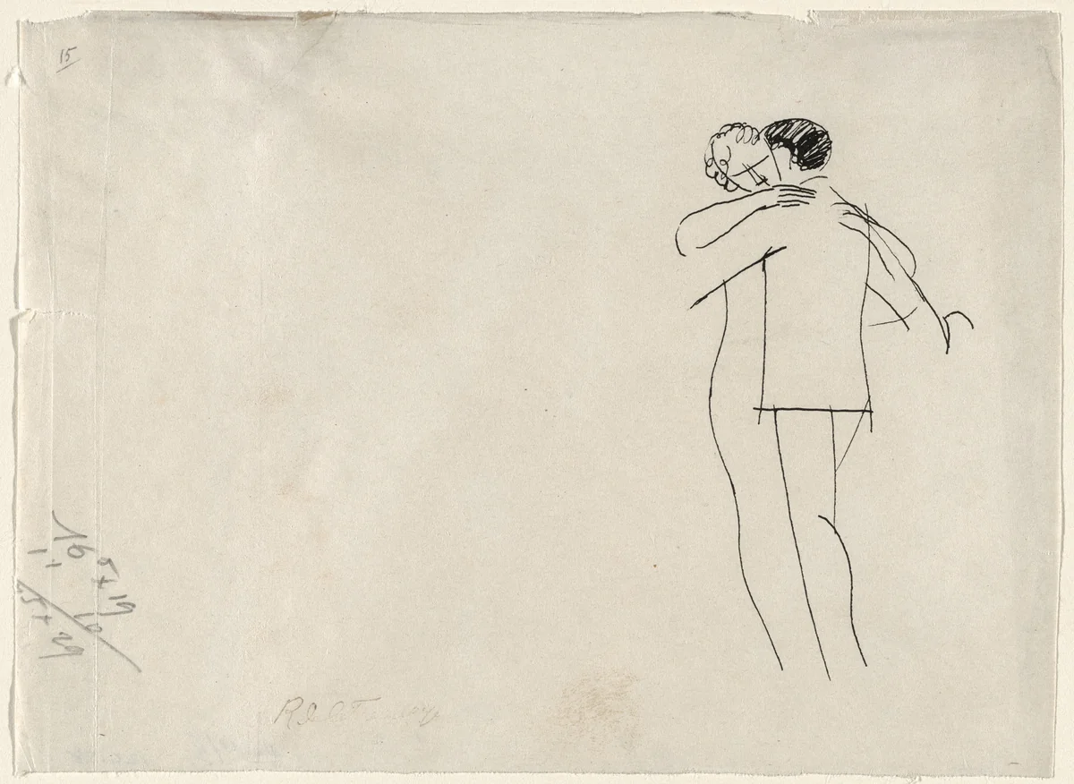 The Dance by Roger de La Fresnaye, drawing, 1921