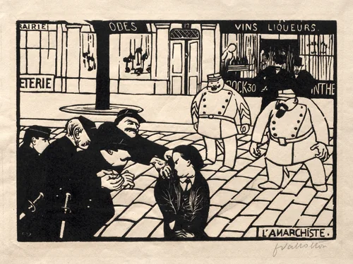 The Anarchist by Félix Vallotton, print, 1892