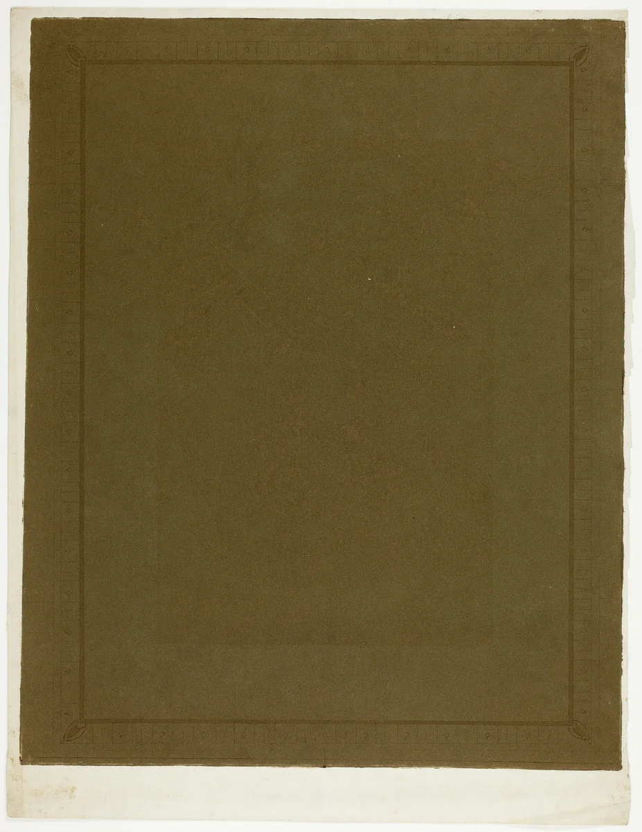 Mount for Embers Glow by Theodore Roussel, print, 1897-1899