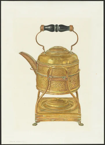 Kettle by Frank M. Keane, index of american design, 1934