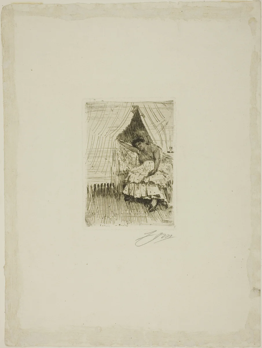 La Feria by Anders Zorn, print, 1889