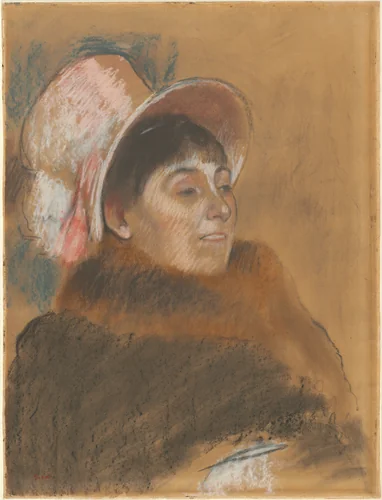 Madame Dietz-Monnin by Edgar Degas, drawing, 1879