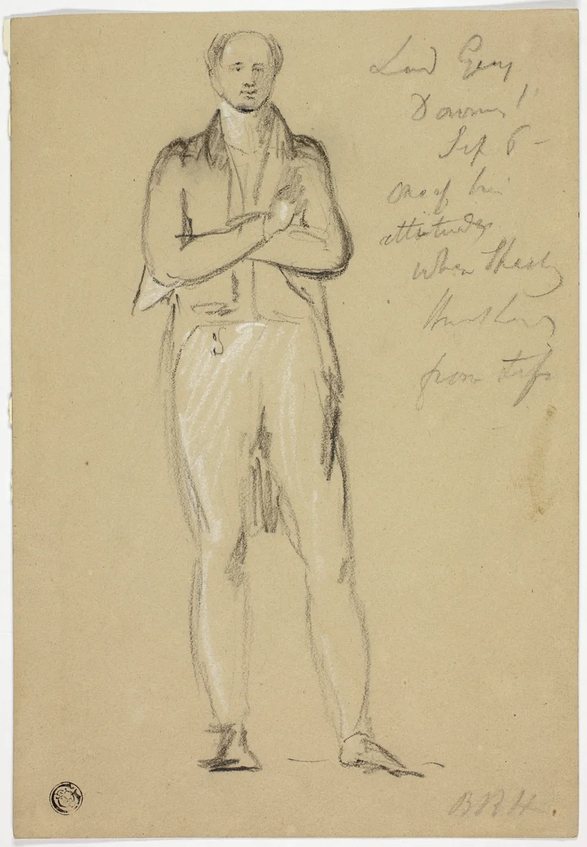 Lord Gray by Benjamin Robert Haydon, drawing, 1806-1846