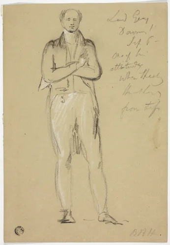 Lord Gray by Benjamin Robert Haydon, drawing, 1806-1846