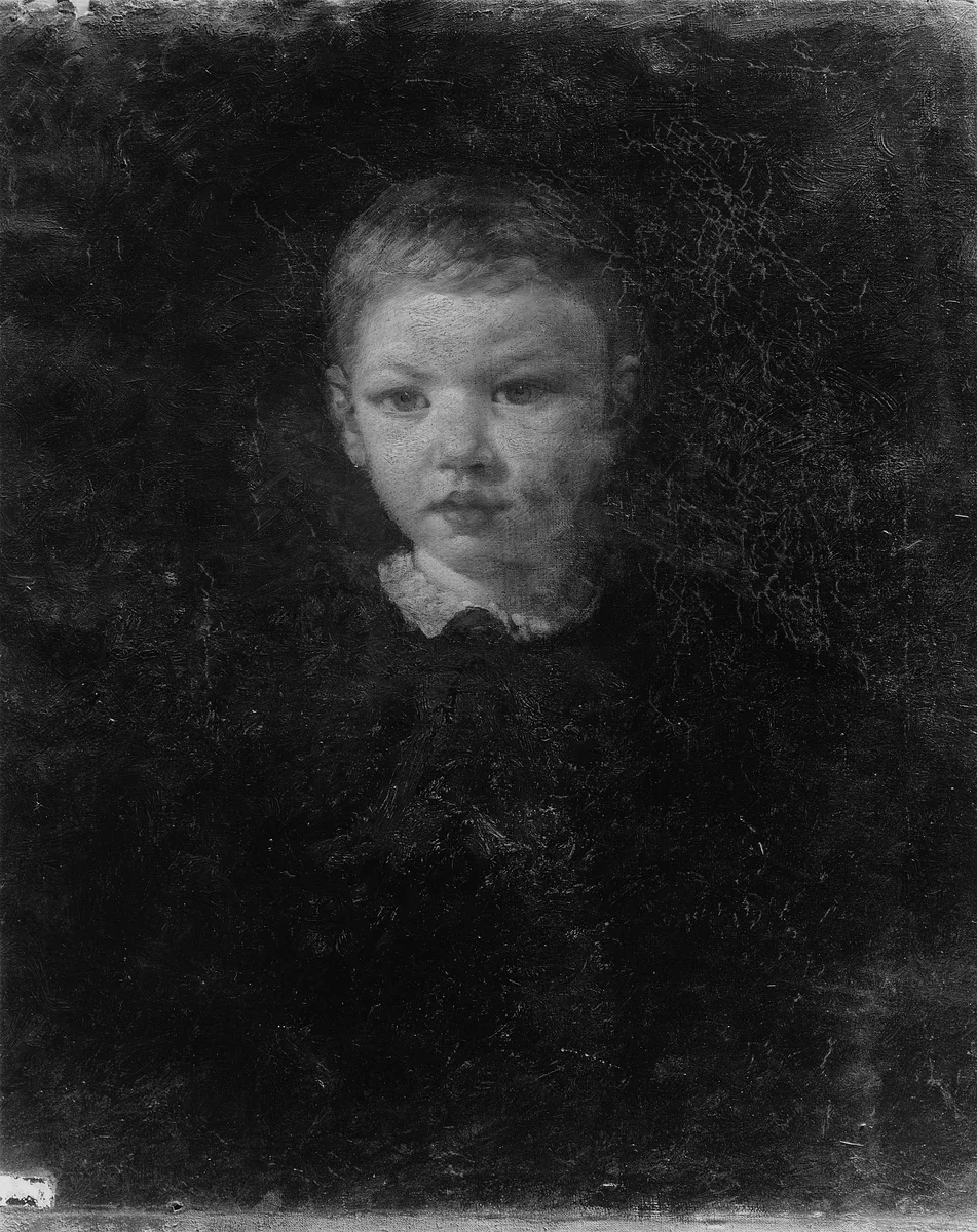 Ideal Head of a Boy (George Spencer Fuller) by George Fuller, artwork, 1864-1873