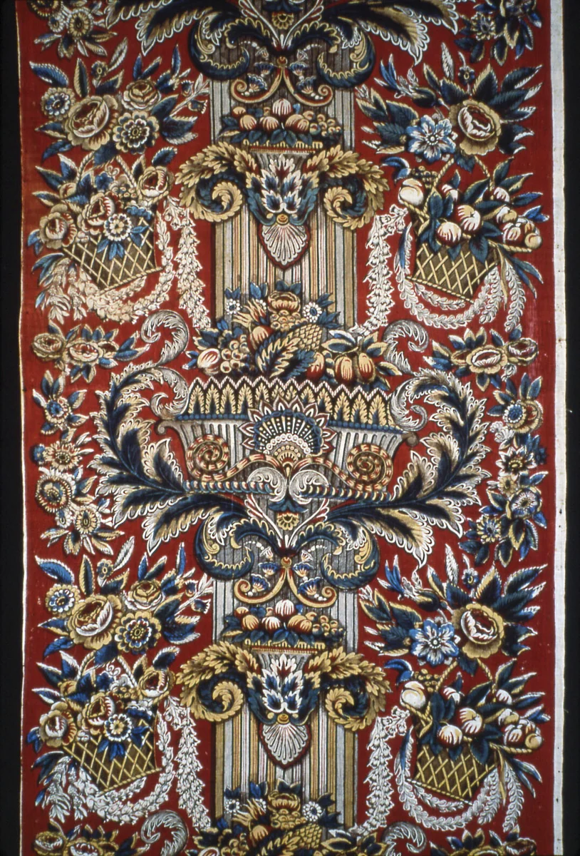 Panel by England, textile, 1820-1840