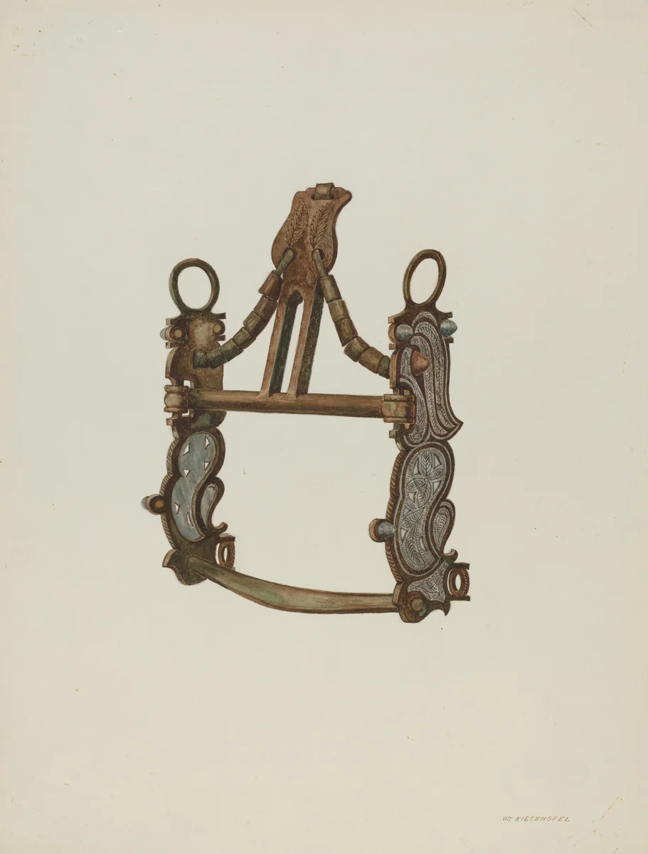 Bit by William Kieckhofel, index of american design, 1935-1942