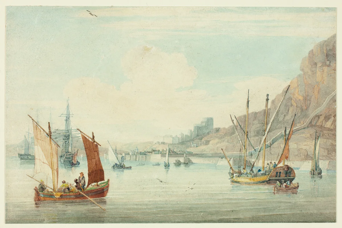 View on the Tagus by William Havell, painting, 1788-1857