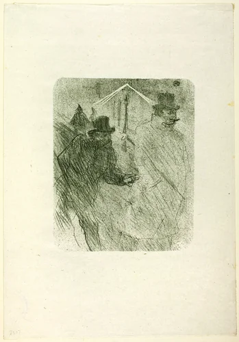 Baron Moïse Begging, from Au Pied du Sinaï by Henri de Toulouse-Lautrec, print, 1897