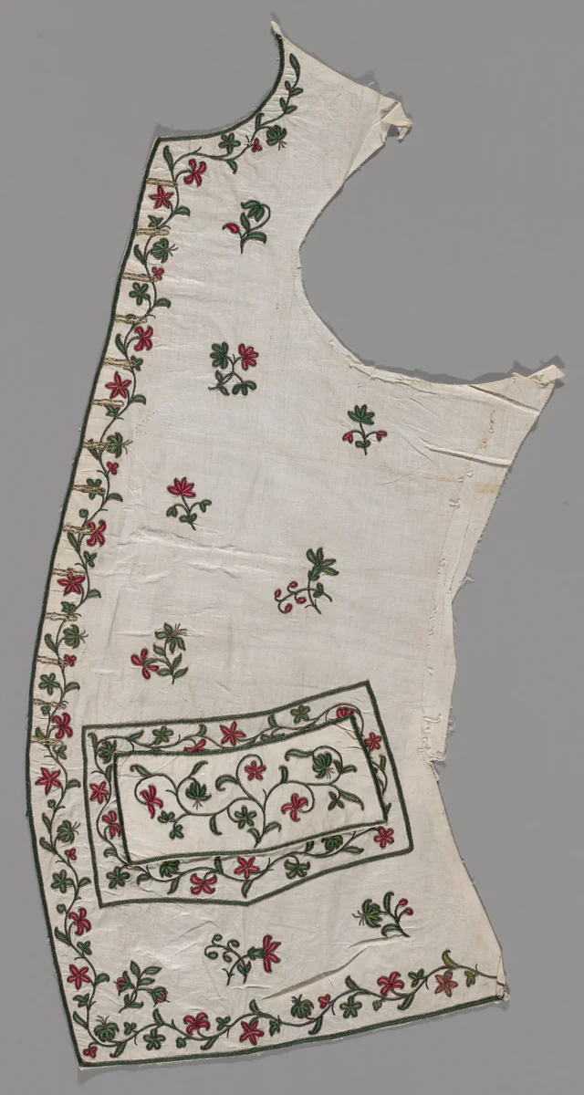 Waistcoat Front Panel by India, other, 1760-1769