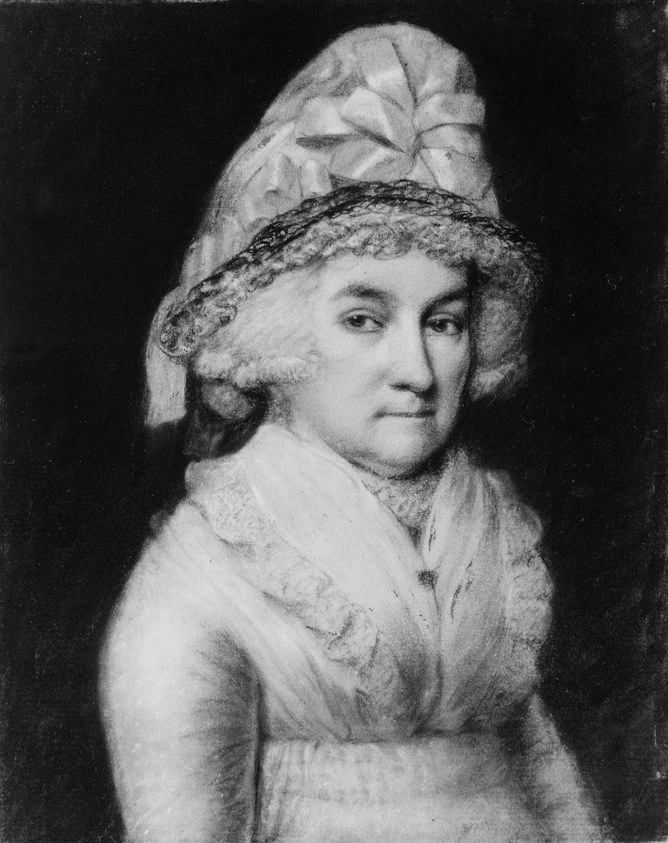Abigail Smith Adams by James Sharples, artwork, 1751-1811