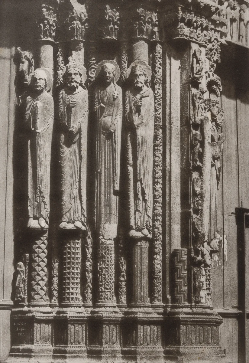 Chartres Cathedral by Henri Le Secq, photograph, 1852
