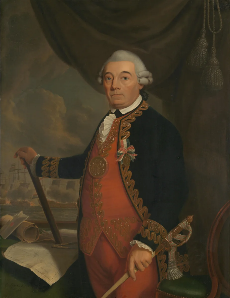 Portrait of Johan Arnold Zoutman by Cornelis van Cuylenburgh, painting, 1801