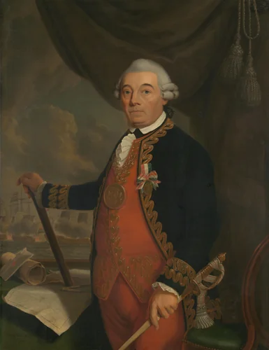 Portrait of Johan Arnold Zoutman by Cornelis van Cuylenburgh, painting, 1801