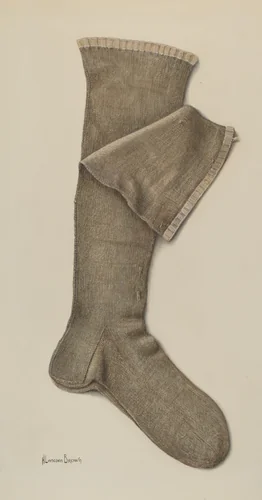 Stockings by H. Langden Brown, index of american design, 1938