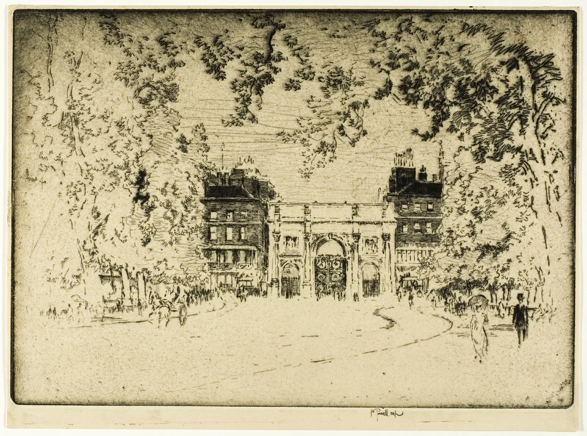 The Marble Arch by Joseph Pennell, print, 1905